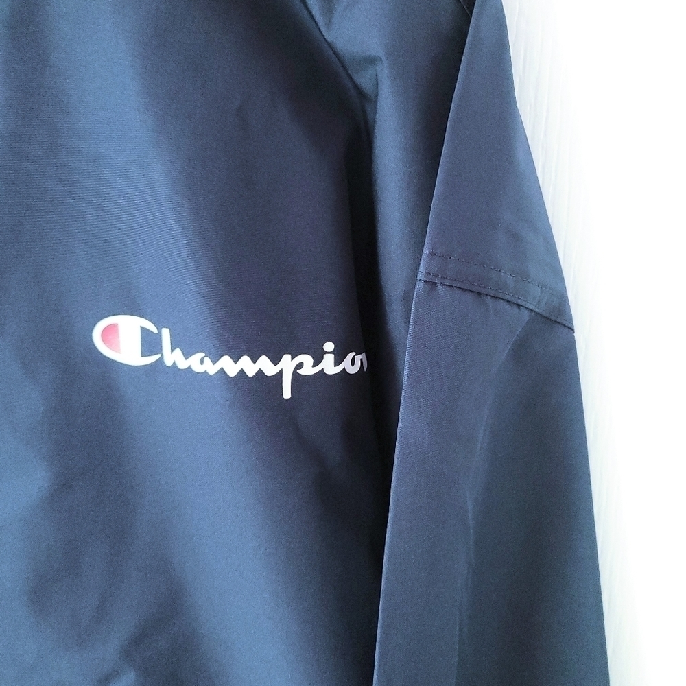 Men's Champion Packable Stadium Jacket Navy XXL - Picture 3 of 8